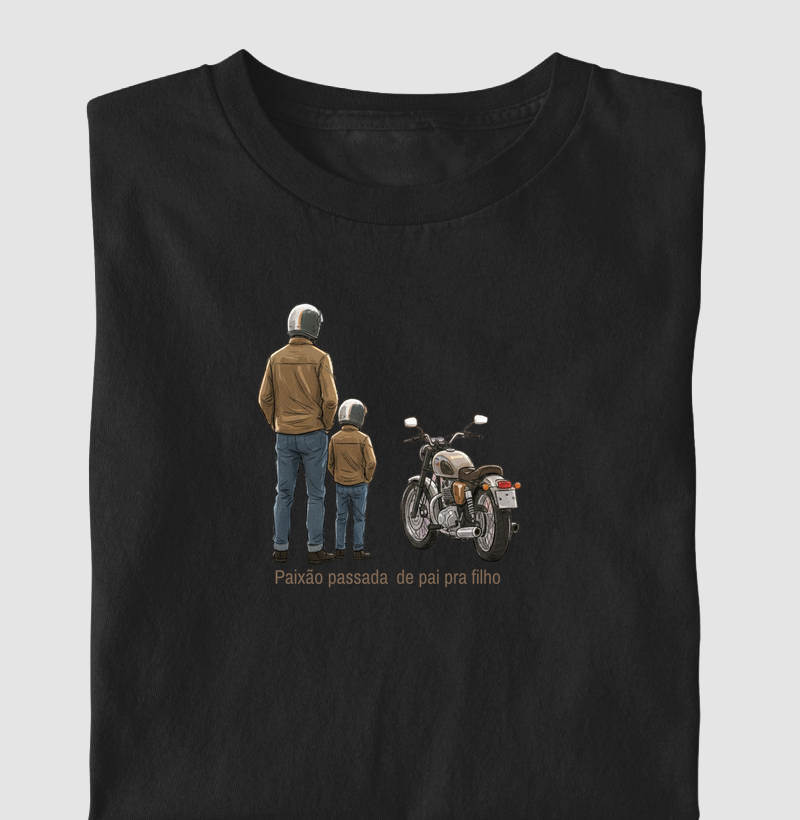 paixão pelas motos passada de pai pra filho