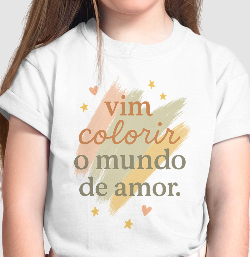 Vim Colorir o Mundo de Amor