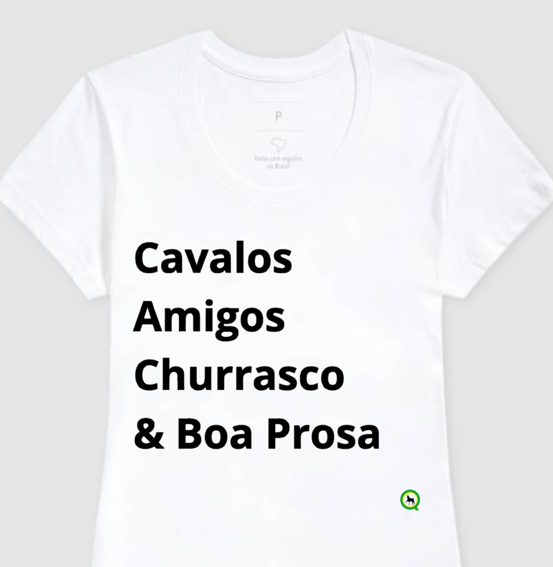 Camiseta Boa Prosa - Feminino