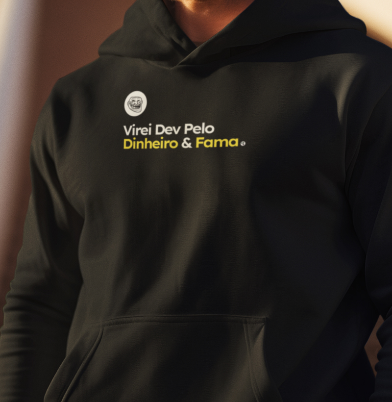Virei Dev pelo Dinheiro e Fama