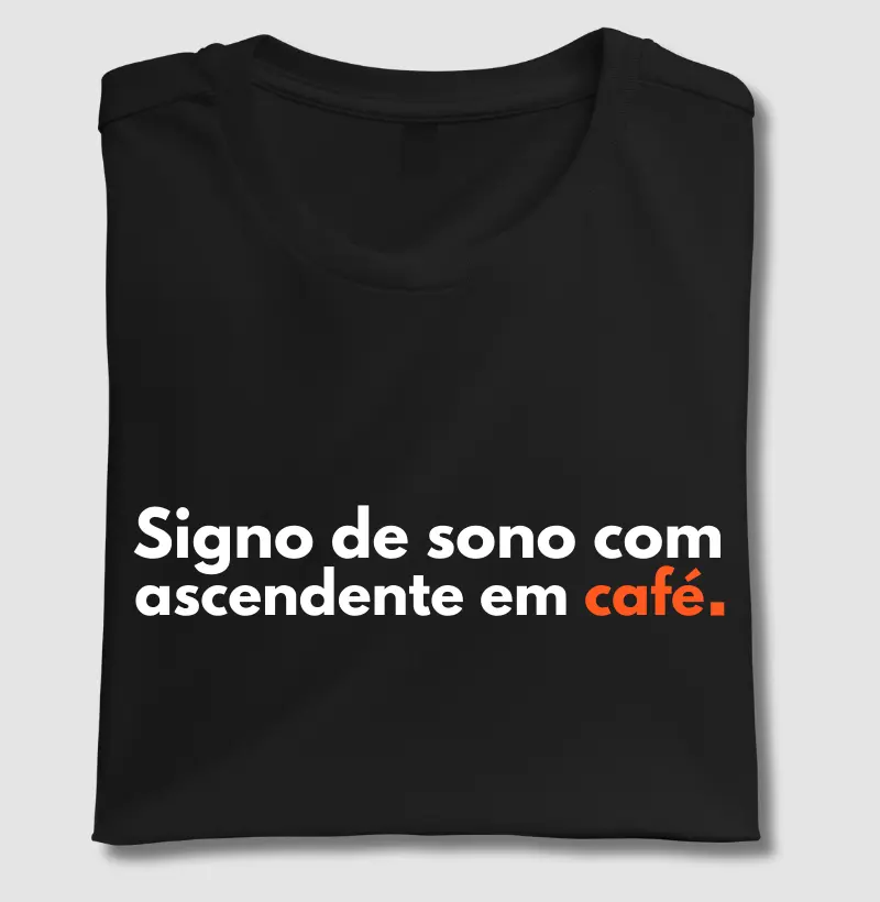 Signo de sono com ascendente em café