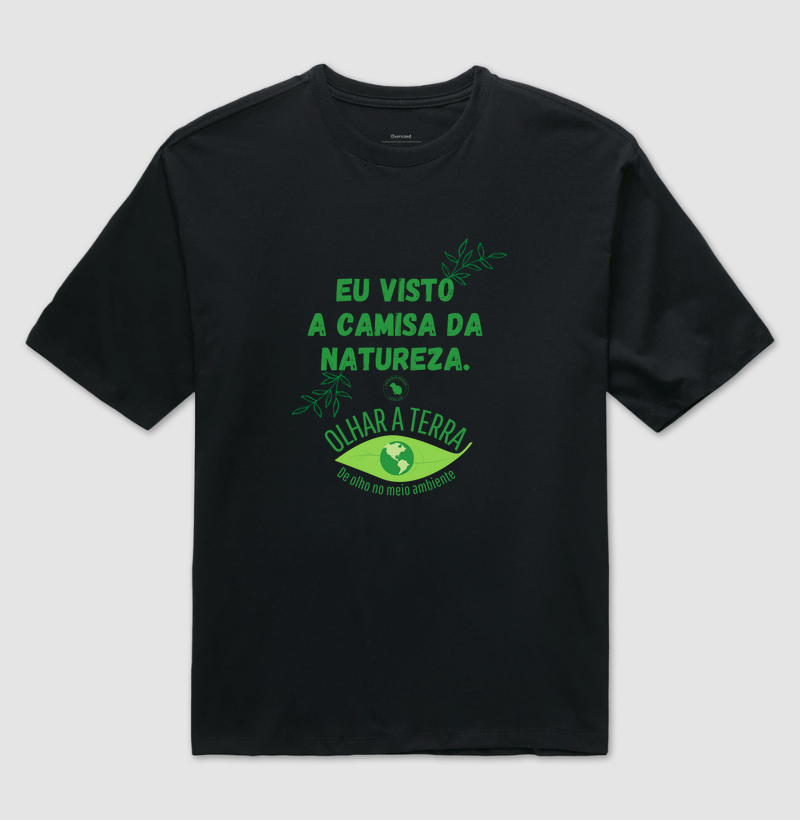 Eu visto a camiseta da natureza
