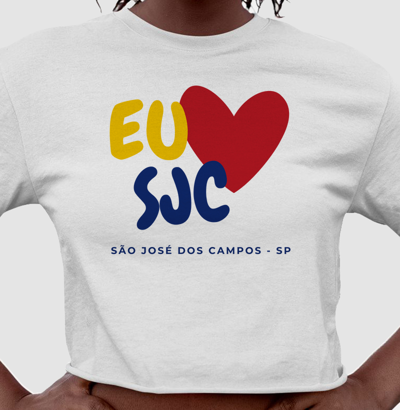 Camiseta "Eu Amo SJC"