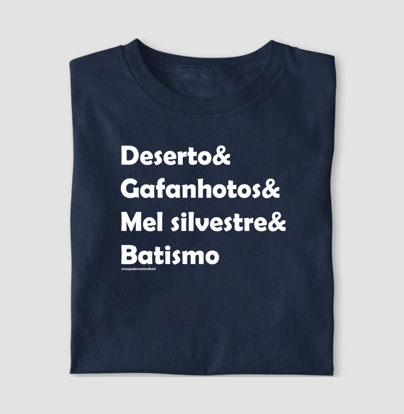 Camiseta Masculina Deserto & Gafanhotos