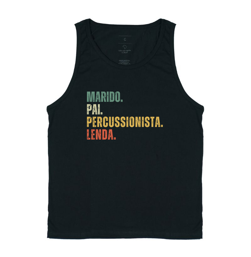Marido. Pai. Percussionista. Lenda.