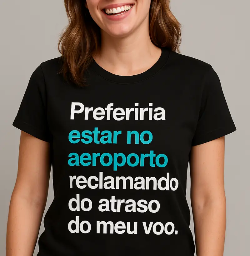 Preferiria estar no aeroporto