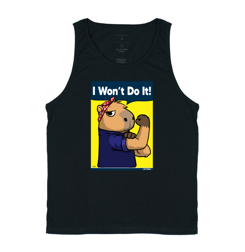 Camiseta Capivara I won’t do it!