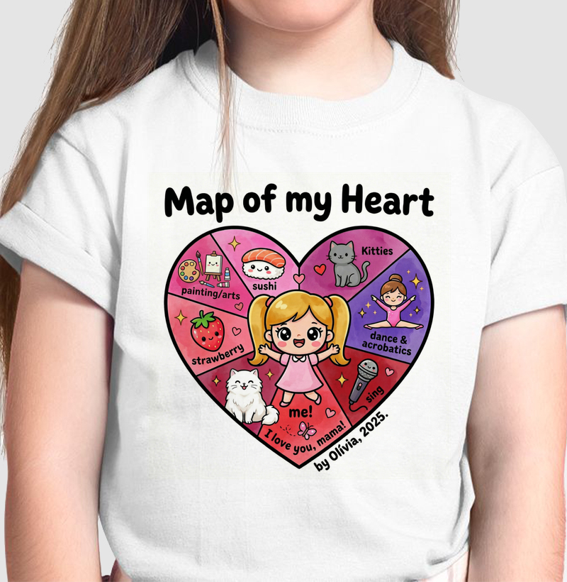 Map of my Heart - Daughter's Edition
