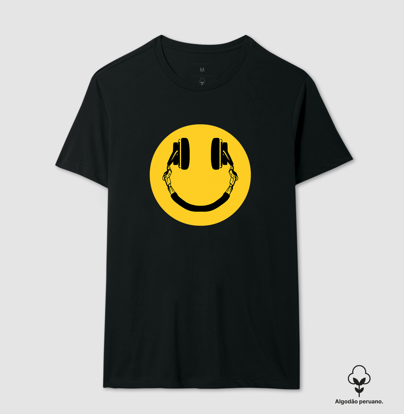 Smiley como Fones de Ouvido