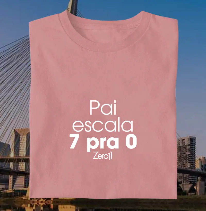 Pai escala 7 pra 0