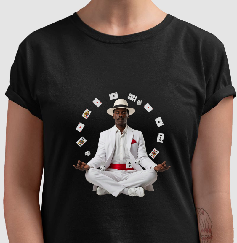 Camiseta Seu Zé Pelintra Meditando – Axé