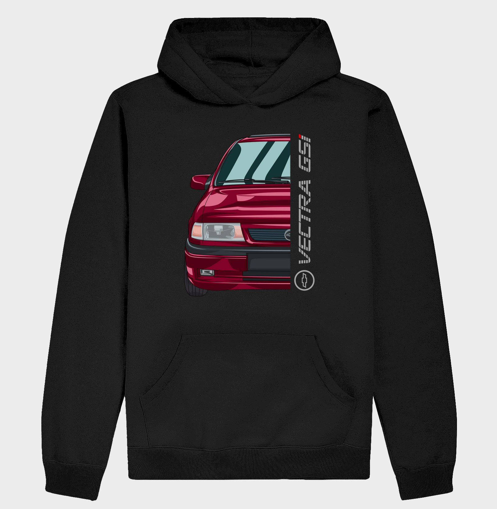 Vectra GSI Vermelho Goya Perfil