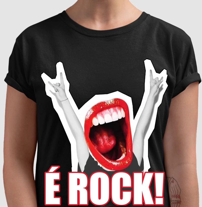 T-SHIRT É ROCK!