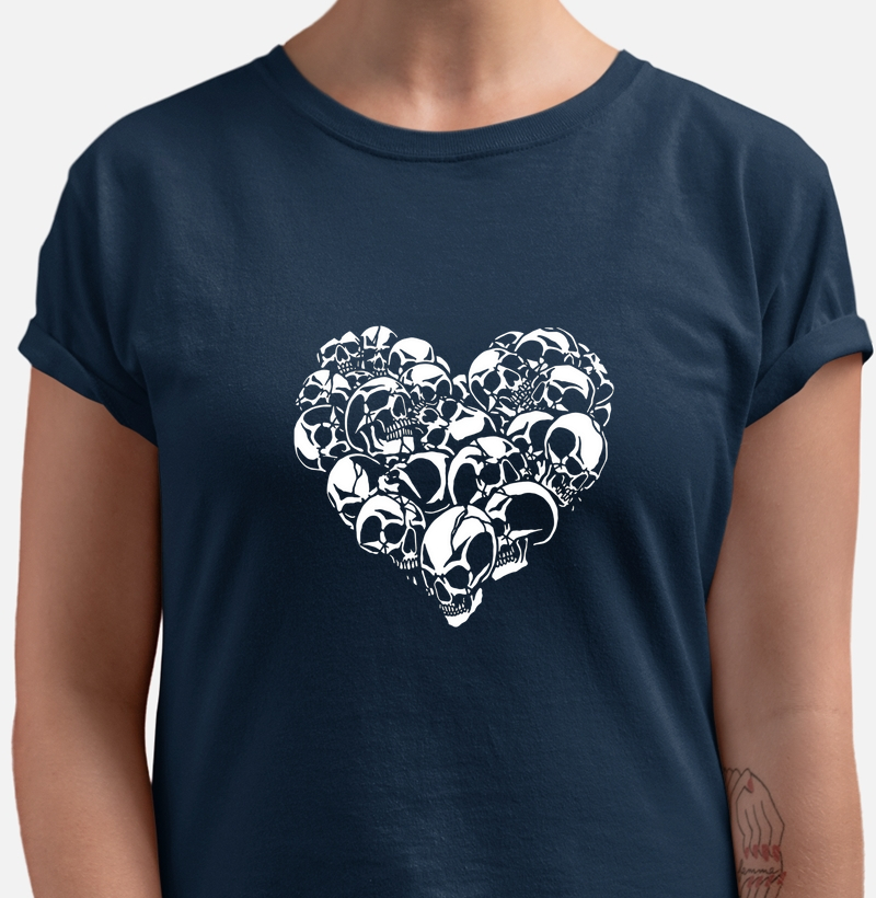 Camiseta Love Skull