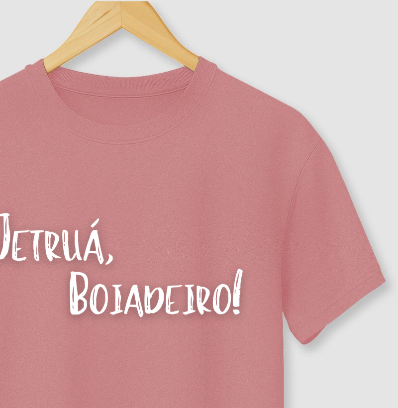 Boiadeiro - Saudação - Camiseta Marrom
