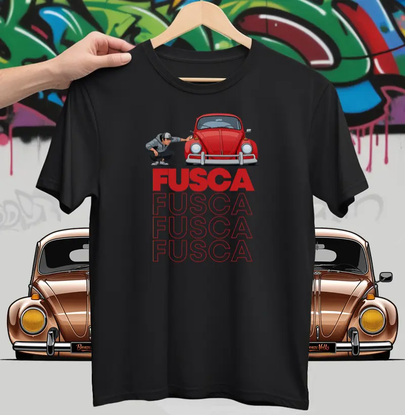 Camiseta Fusca vermelha