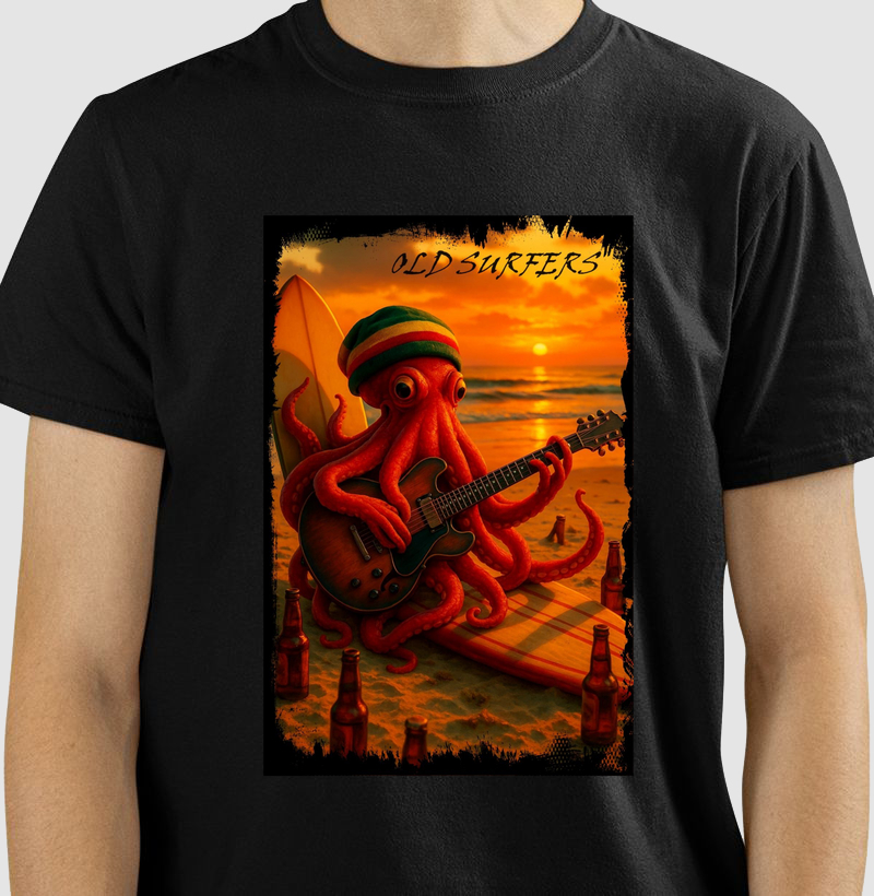 Camisa Octopus Reggae
