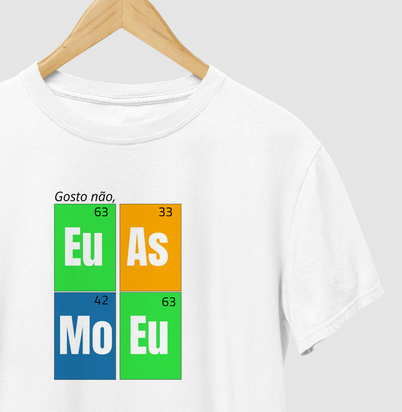 Gosto não, eu asmo - tabela periódica