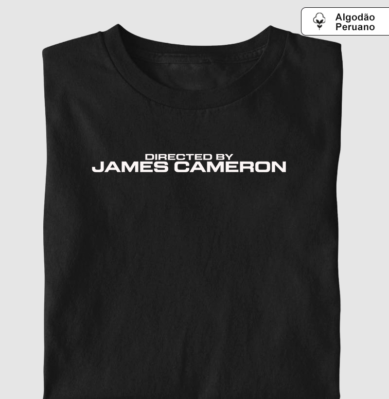 Camiseta Algodão Peruano Directed by James Cameron