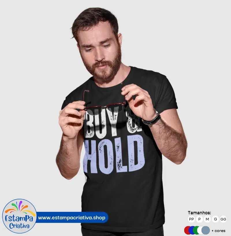 Camiseta Masculina Buy & Hold