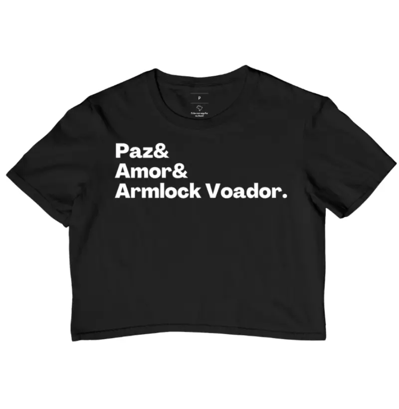 Cropped Paz, Amor, Armlock Voador
