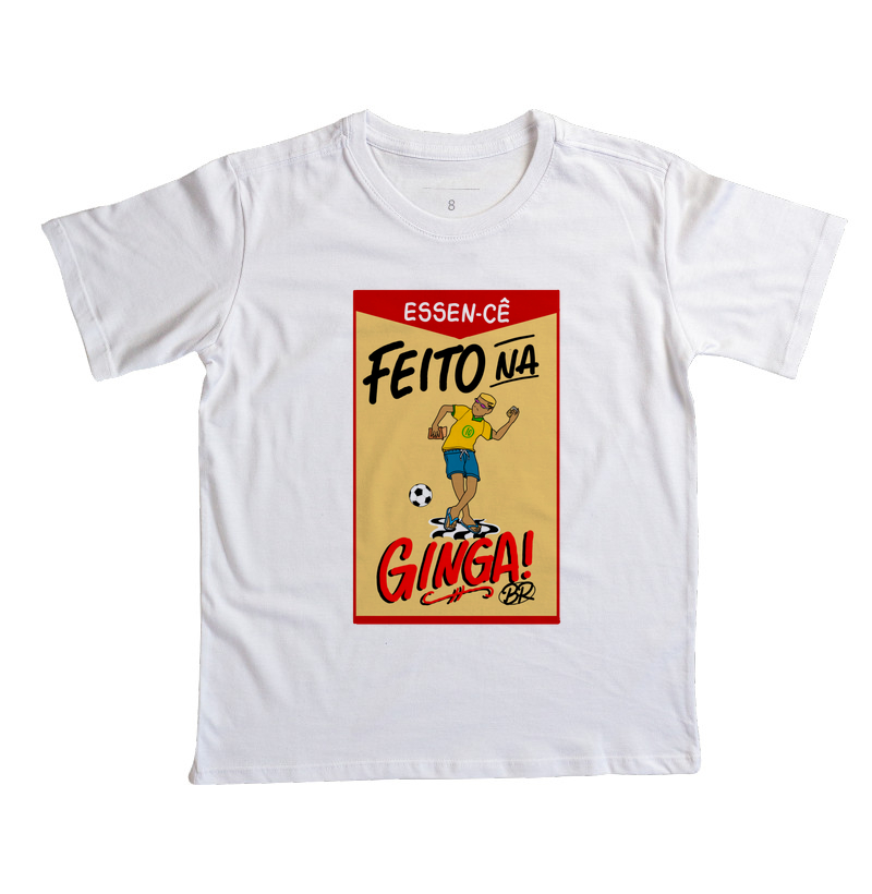 Camiseta infantil - coleção ''feito na ginga br'' 
