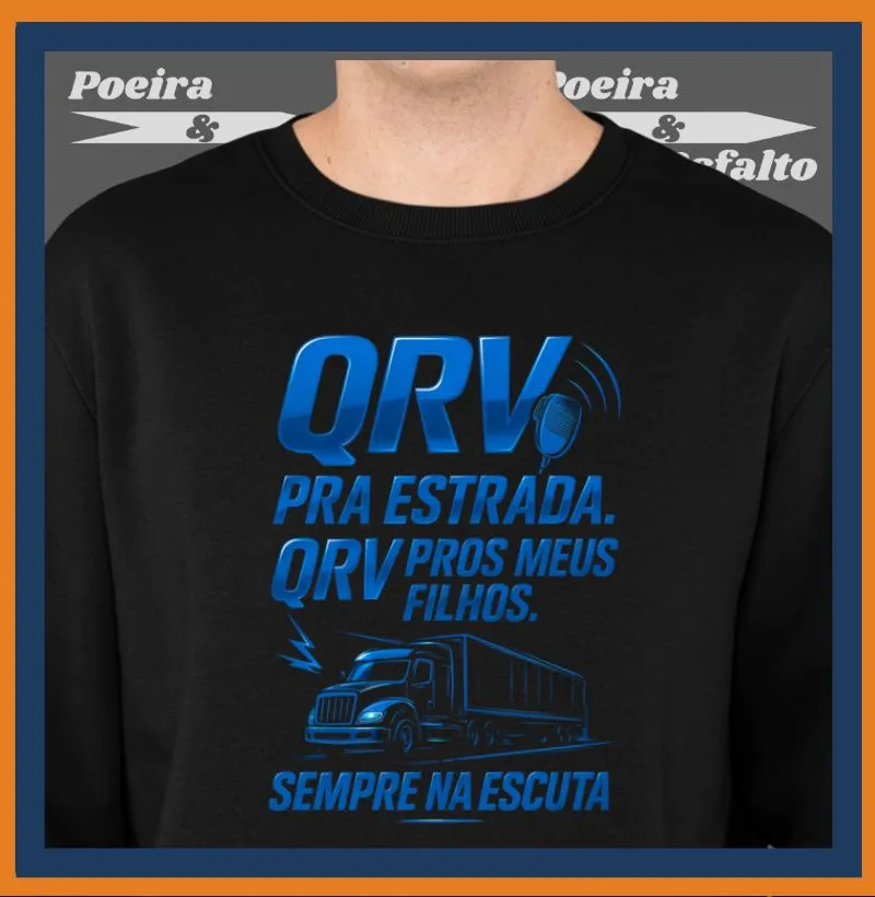 Suéter QRV Sempre na Escuta — P&A