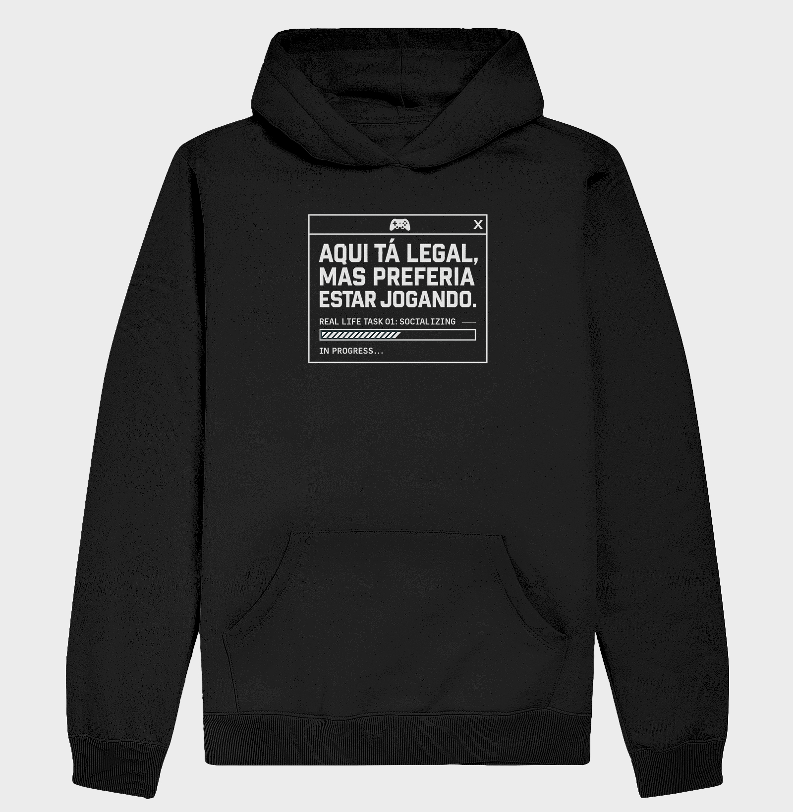Camiseta Gamer Preferia Estar Jogando – Estilo HUD | ManaMoney