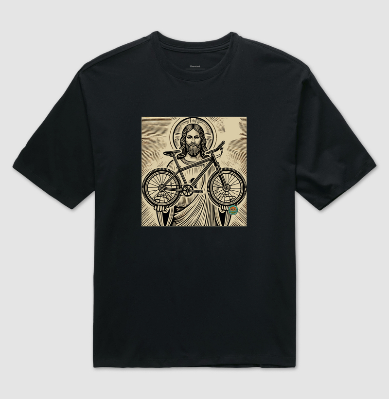 JESUS e a BICICLETA xilogravura