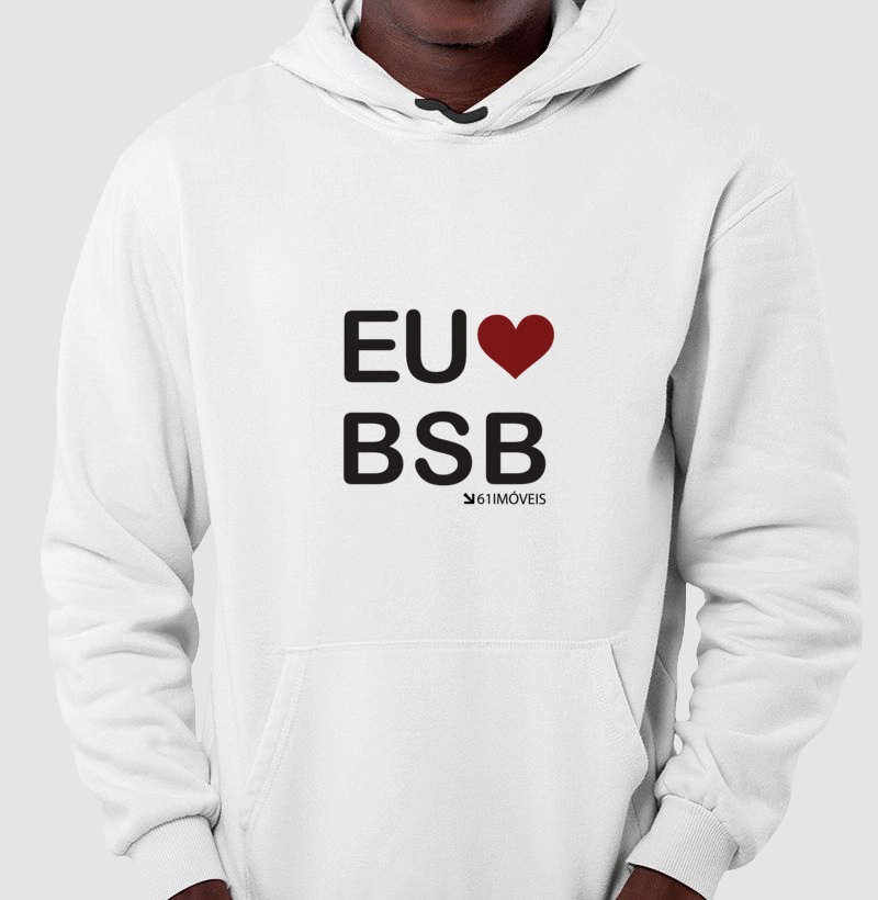 Moletom '' Eu Amo BsB ''