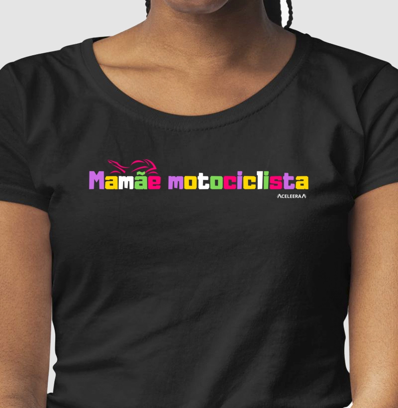 MAMÃE MOTOCICLISTA - PTO - FUNCO COLOR - FEM