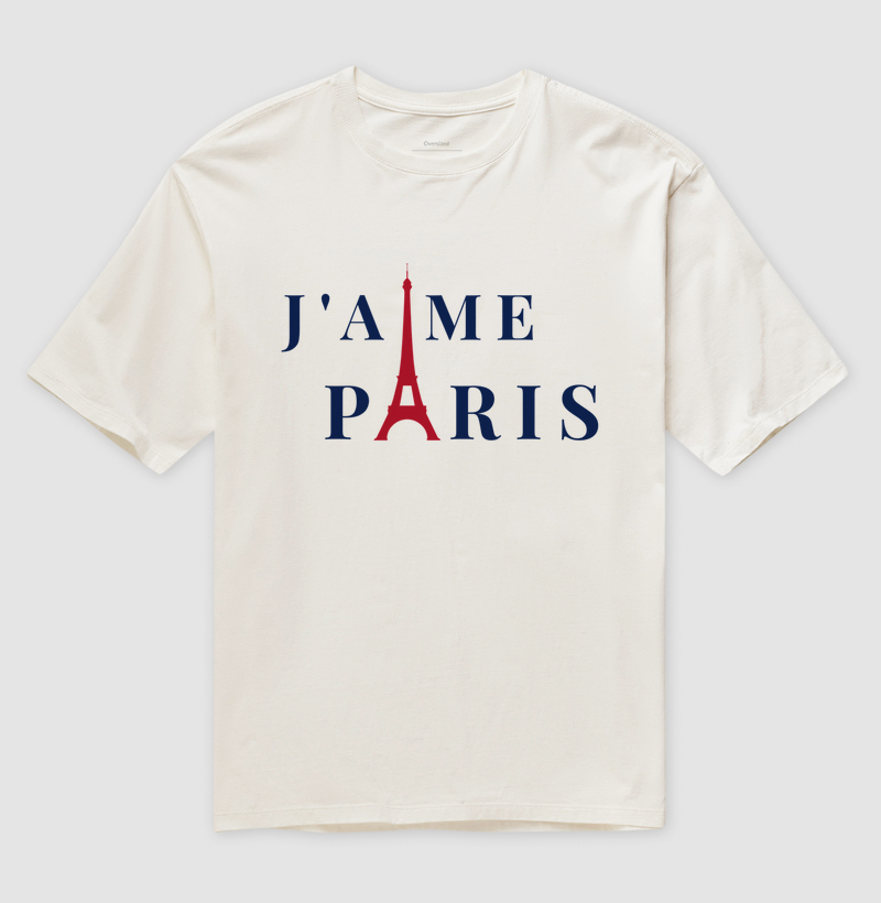 Camiseta J'aime Paris