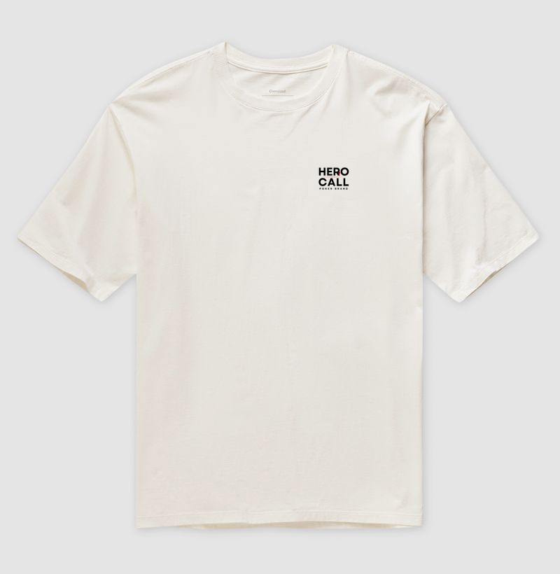 Camiseta Oversized Off White | Hero Call