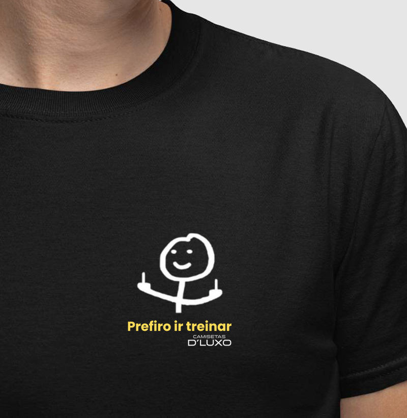 Prefiro ir treinar