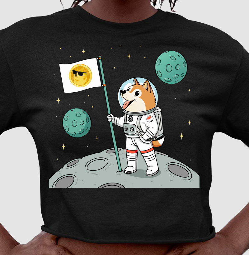 Camiseta Dogecoin Astronauta 