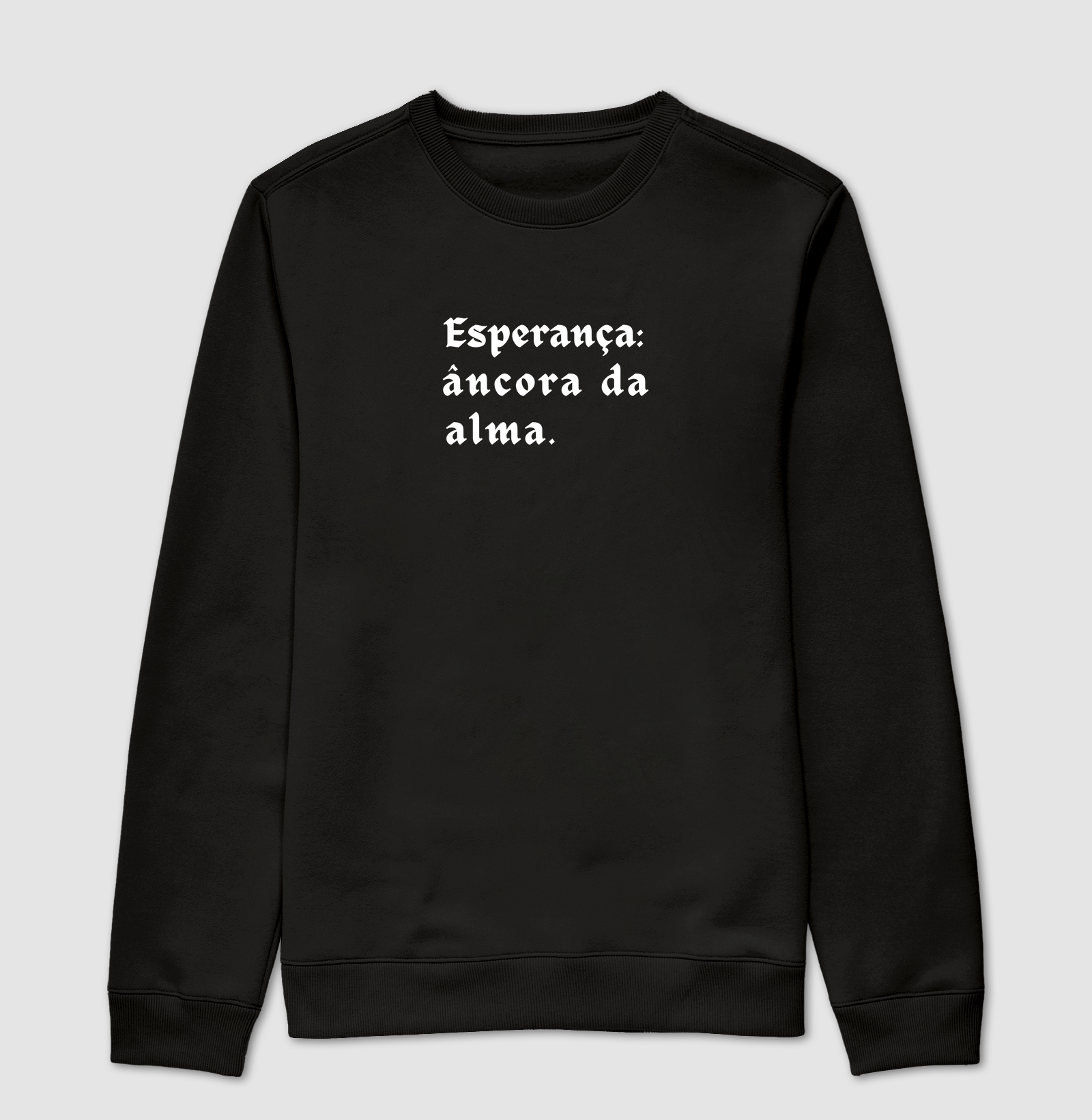 Esperança: âncora da alma.