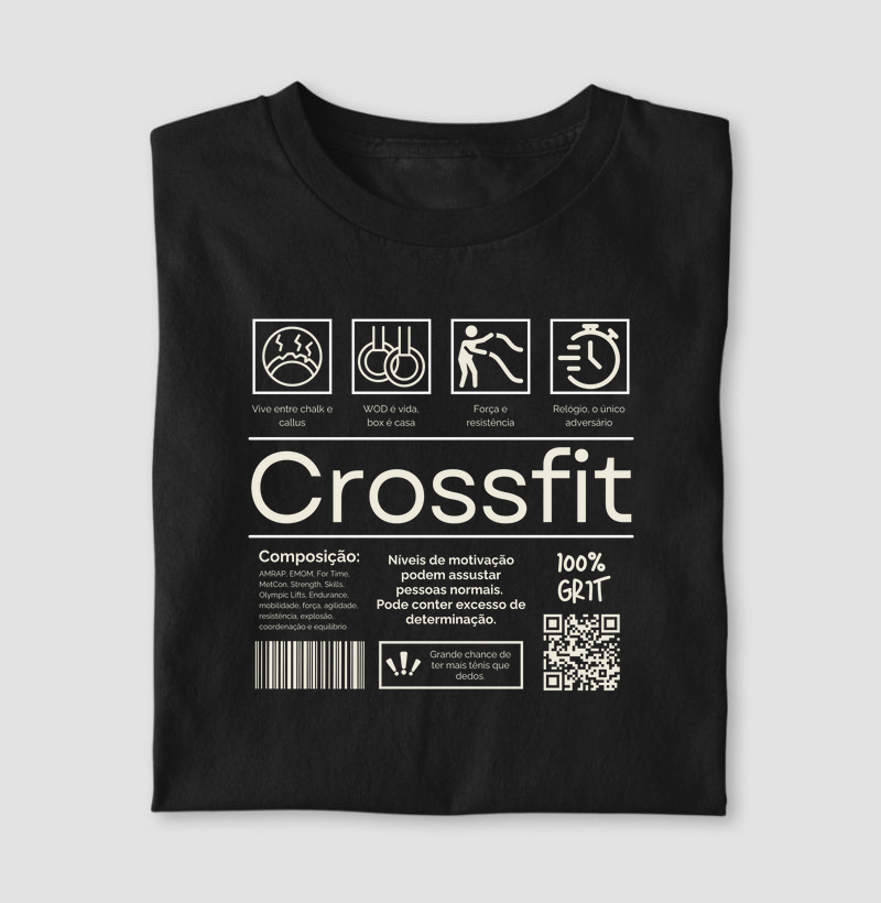 Camiseta Rótulo Crossfit