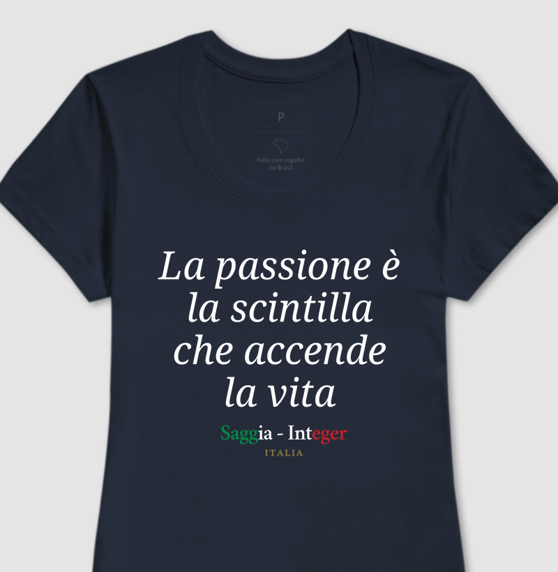 Camiseta Italia Love 0129 - Femme