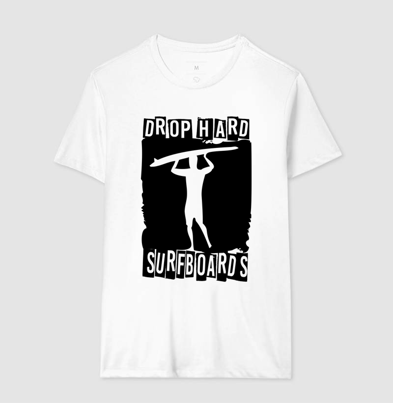 Camiseta basica drop hard surfboards