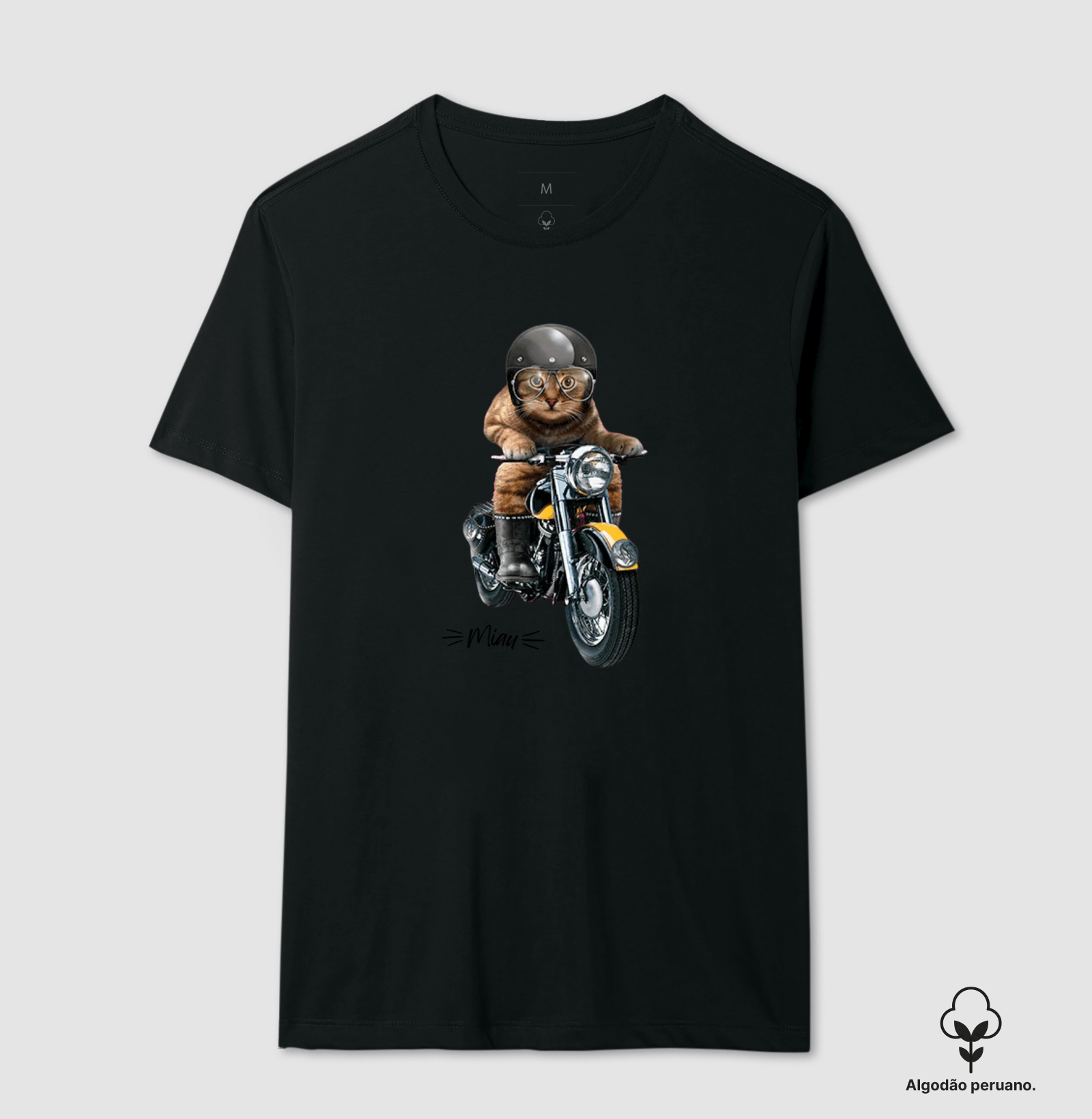 Camiseta Miau Motocat 
