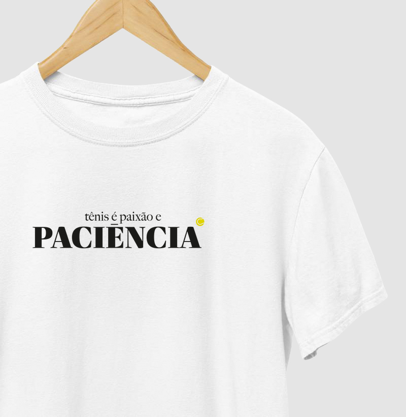 Tênis é paixão e paciência