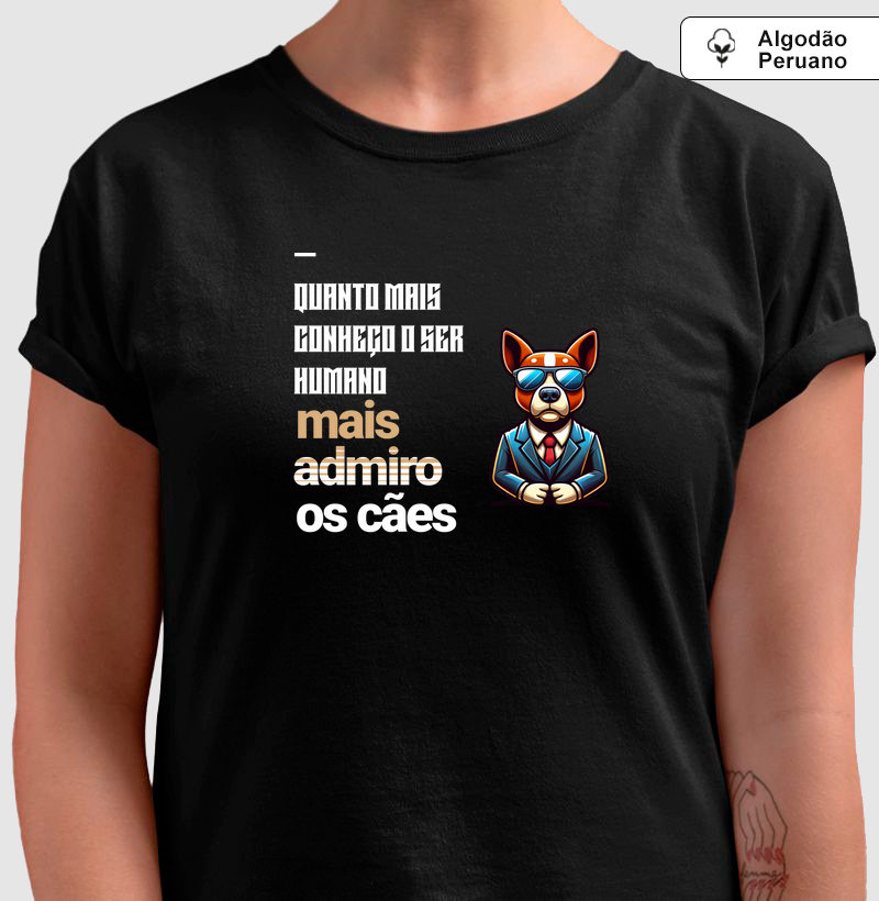 Camiseta Algodão Peruano Admiração