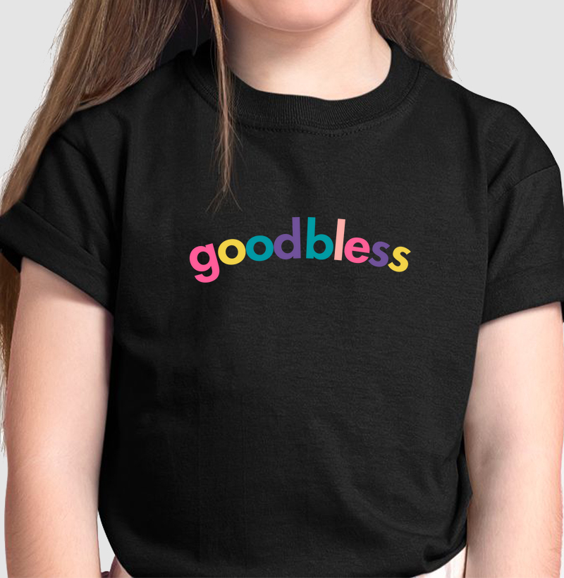 Camiseta KIDS Good Bless Cores - Vamos Viver