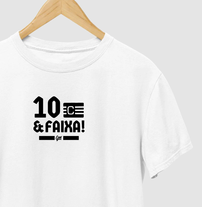 Camisa dez e faixa