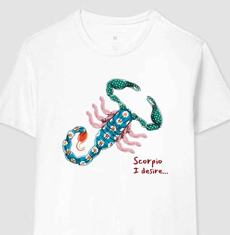 Camiseta Scorpio (feminina e masculina)