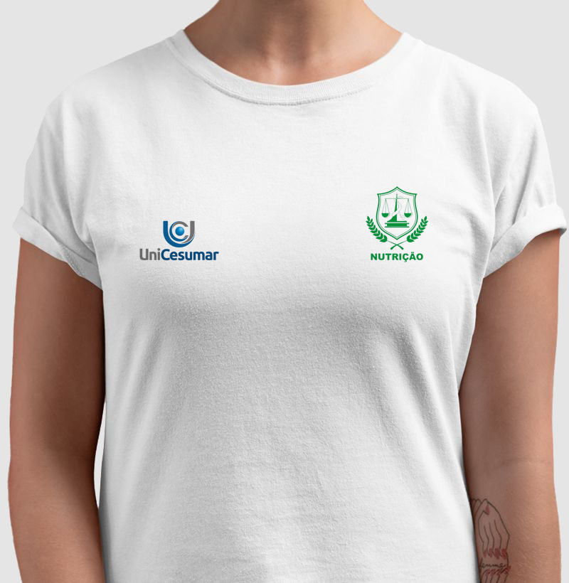 Camiseta Nutrição minimalista