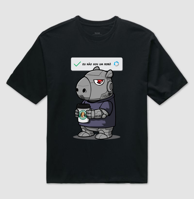 Camiseta Capivara Robô