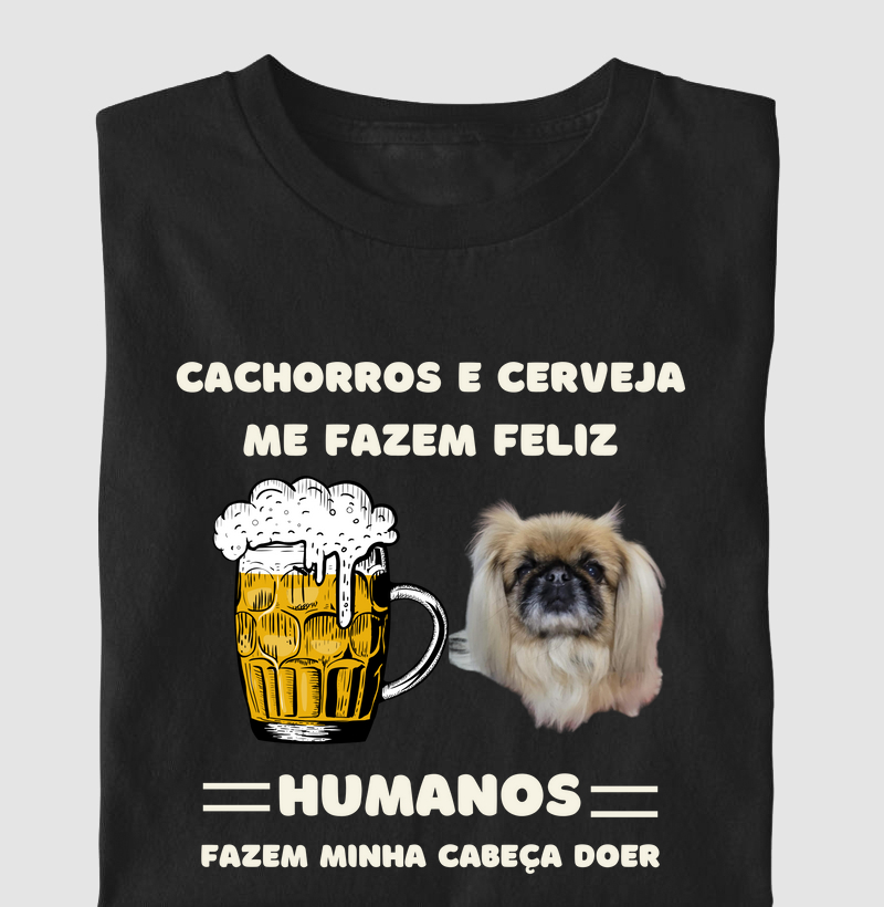 Meg e Cerveja me fazem feliz 