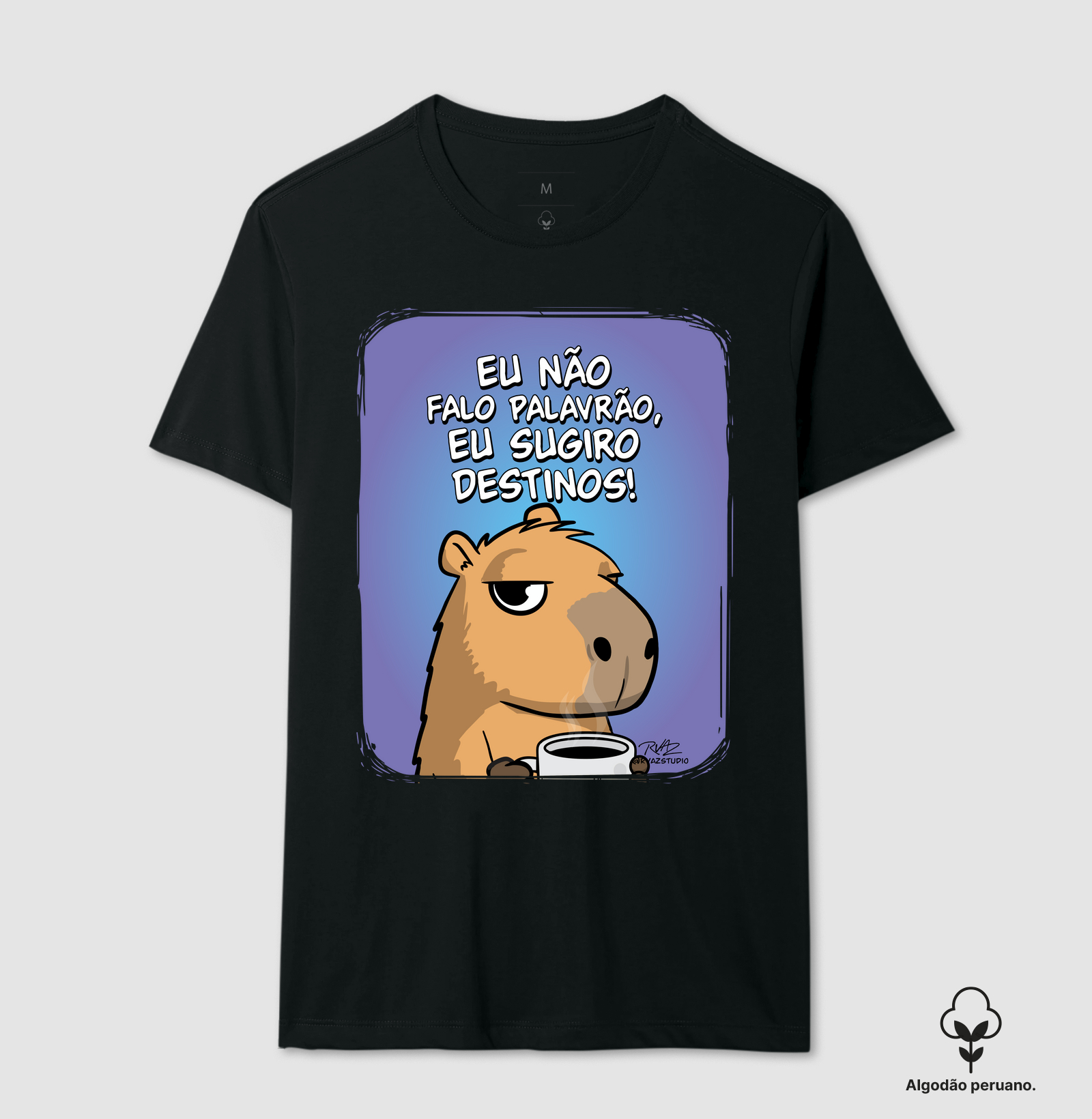 Camiseta Capivara Sugiro Destinos