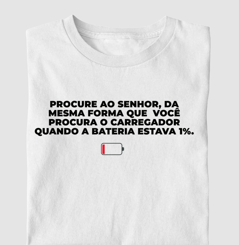 Camisa - Bateria de salvação baixa